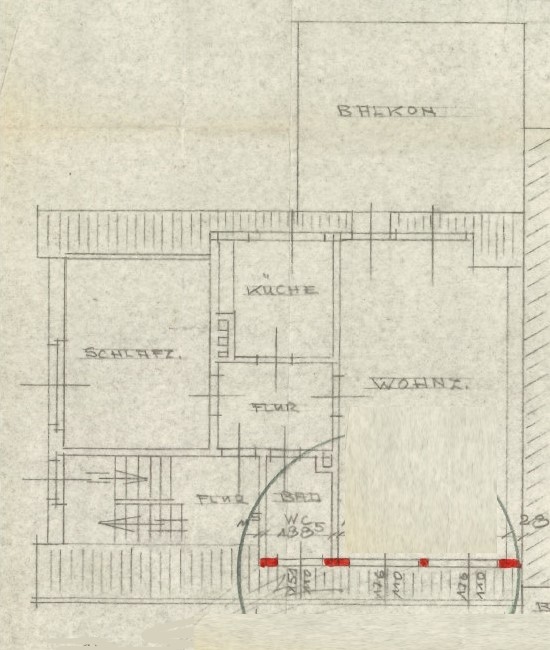 Grundriss Dachgeschoss links