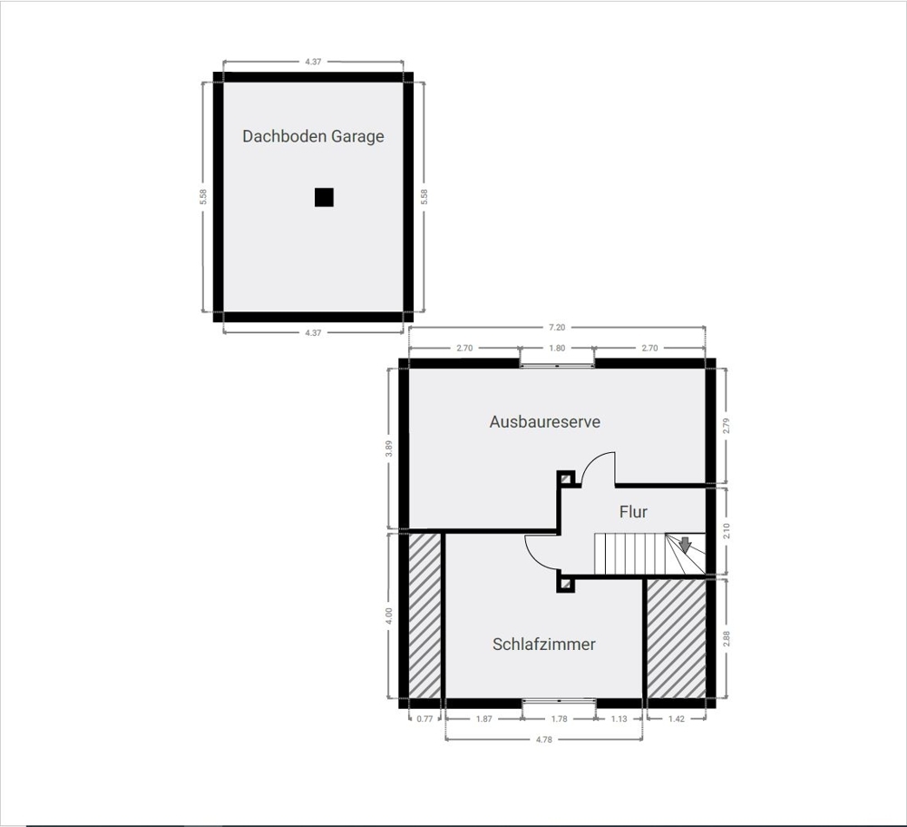 Grundriss Dachgeschoss