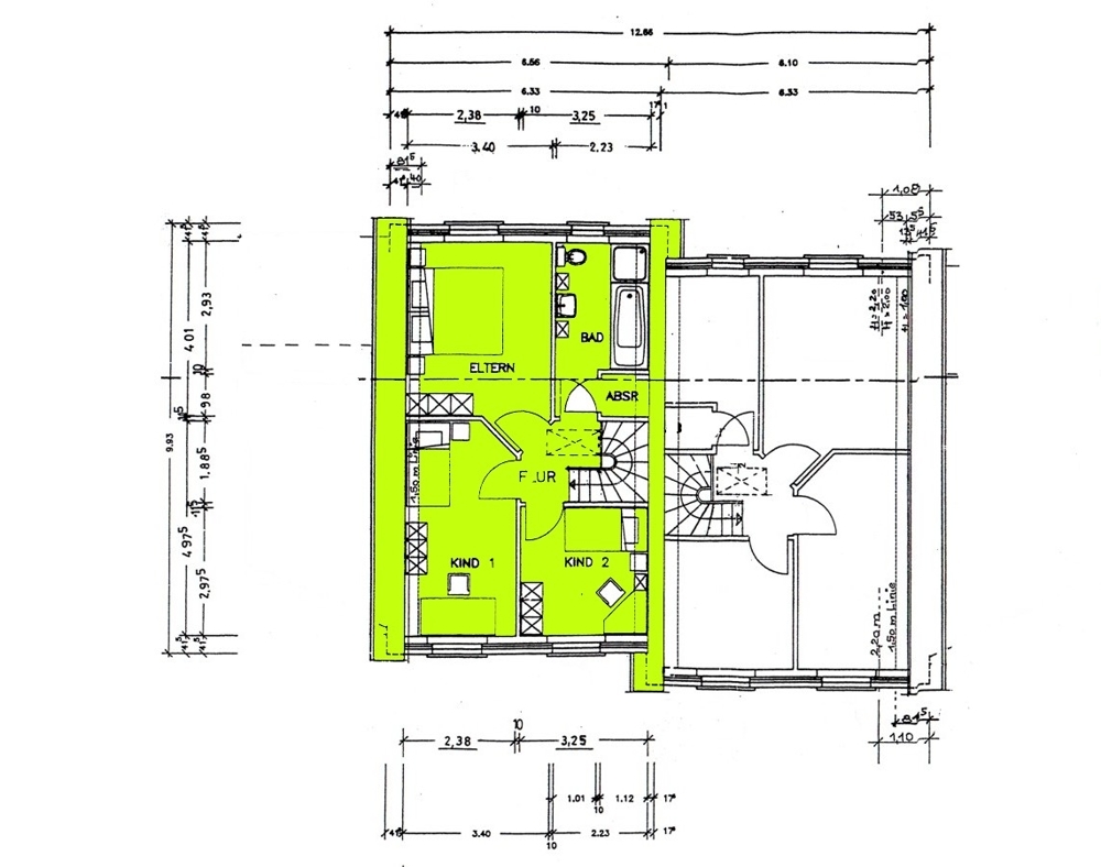 Grundriss Dachgeschoss