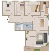 Wohnungsplan