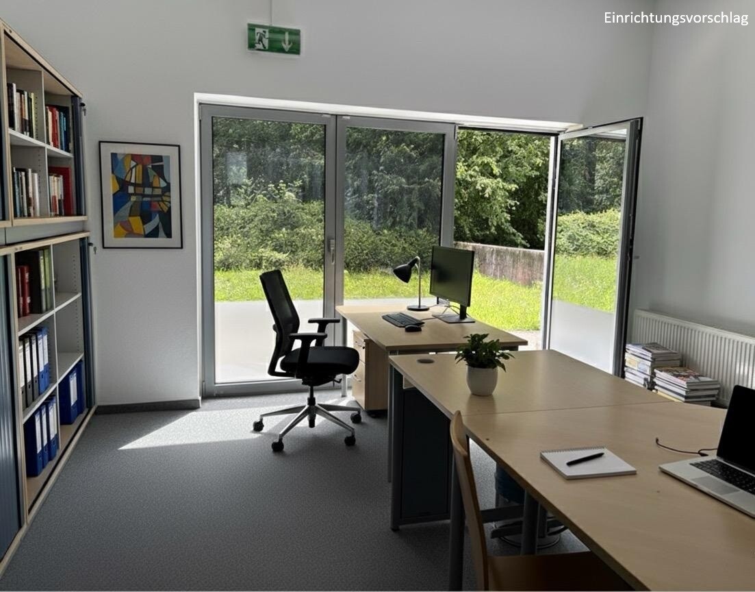 Büro EG - Einrichtungsvorschlag