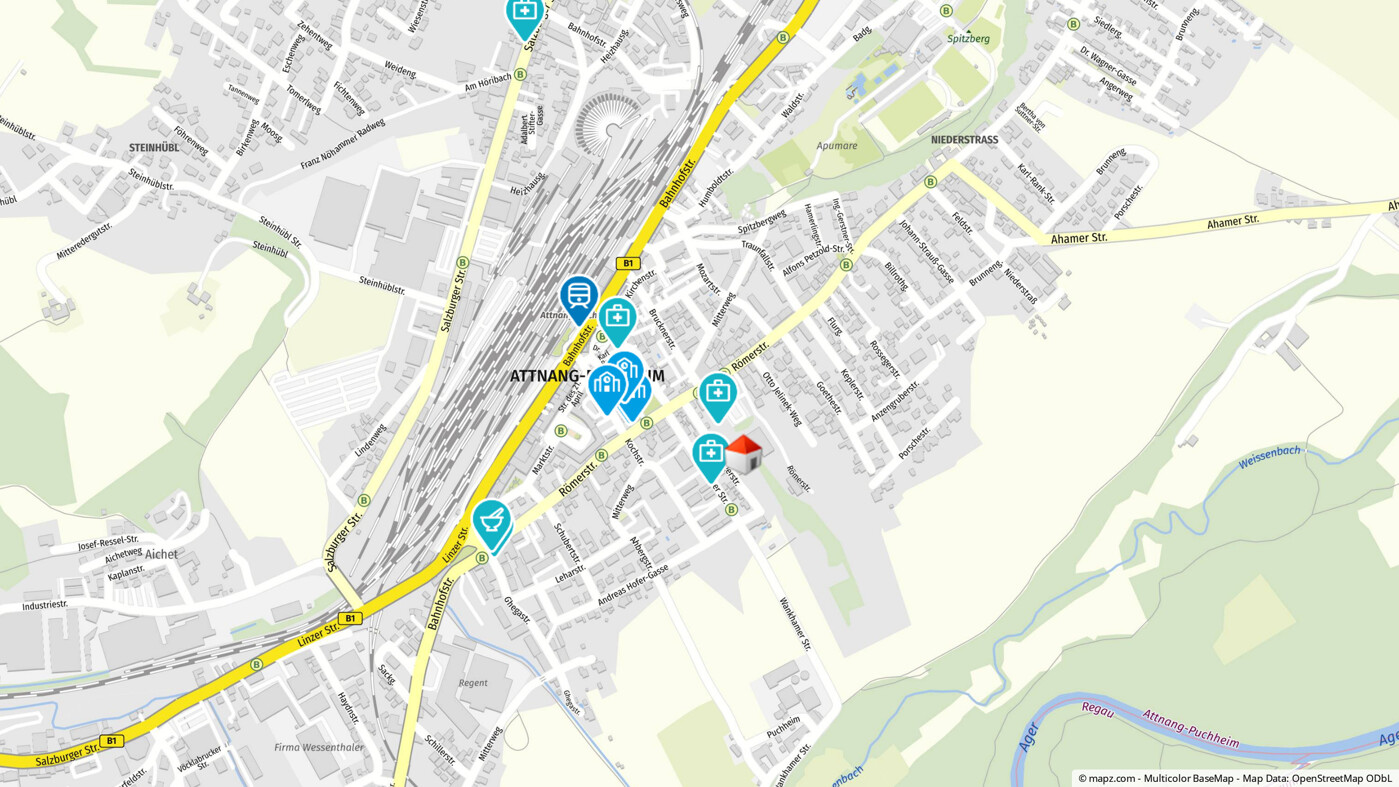 Geolyzer Kartenausschnitt