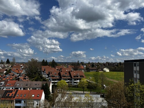 Blick vom Balkon