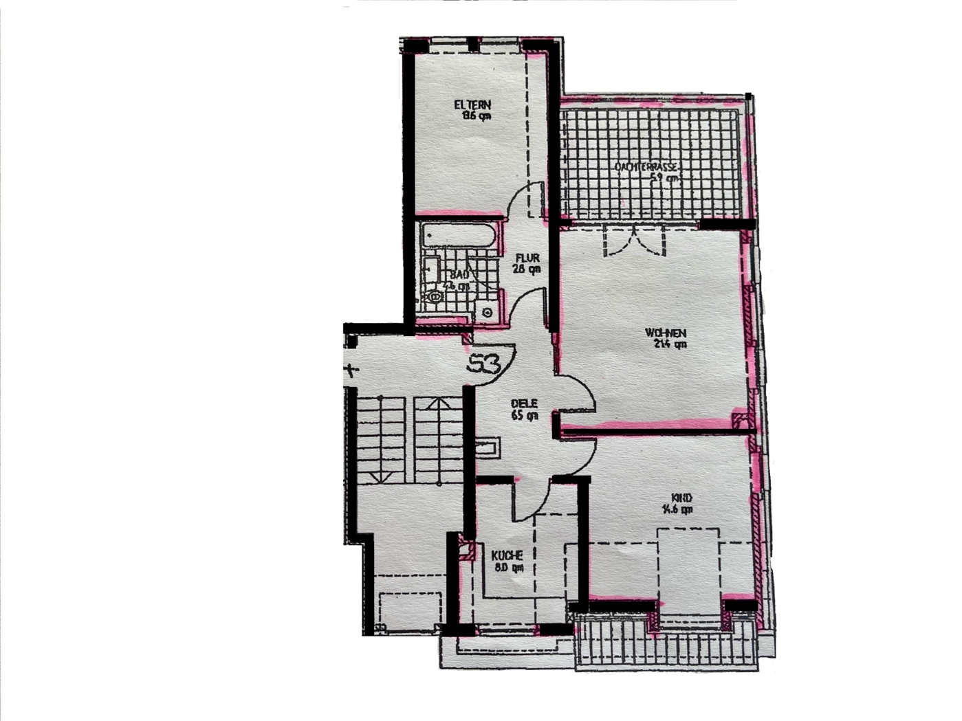 Wohnungsgrundriss
