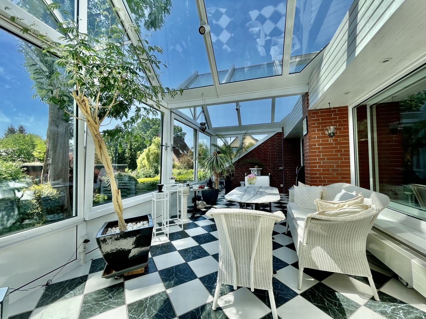 Architektonisch integrierter Wintergarten