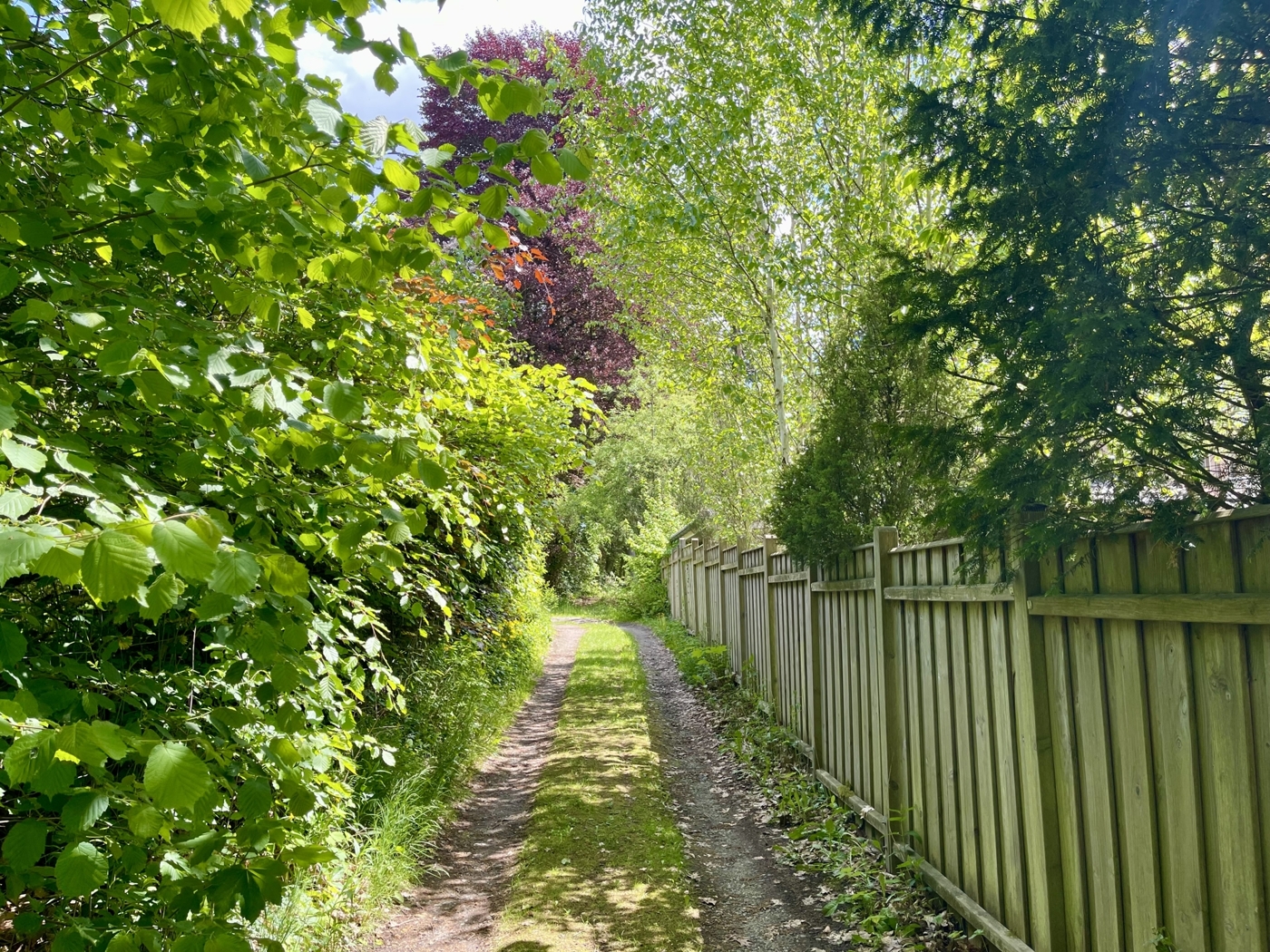 Zufahrt zum Grundstück