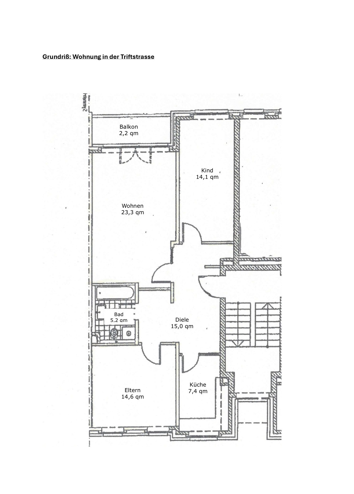 Wohnungsgrundriss