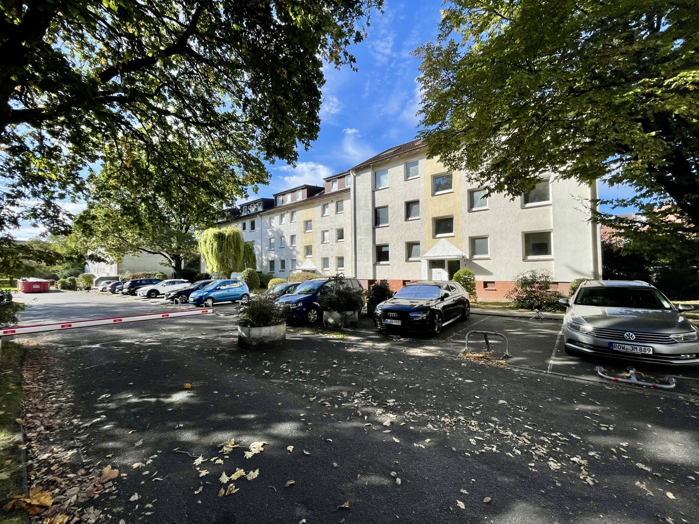 PKW-Stellplatz direkt vor der Tür