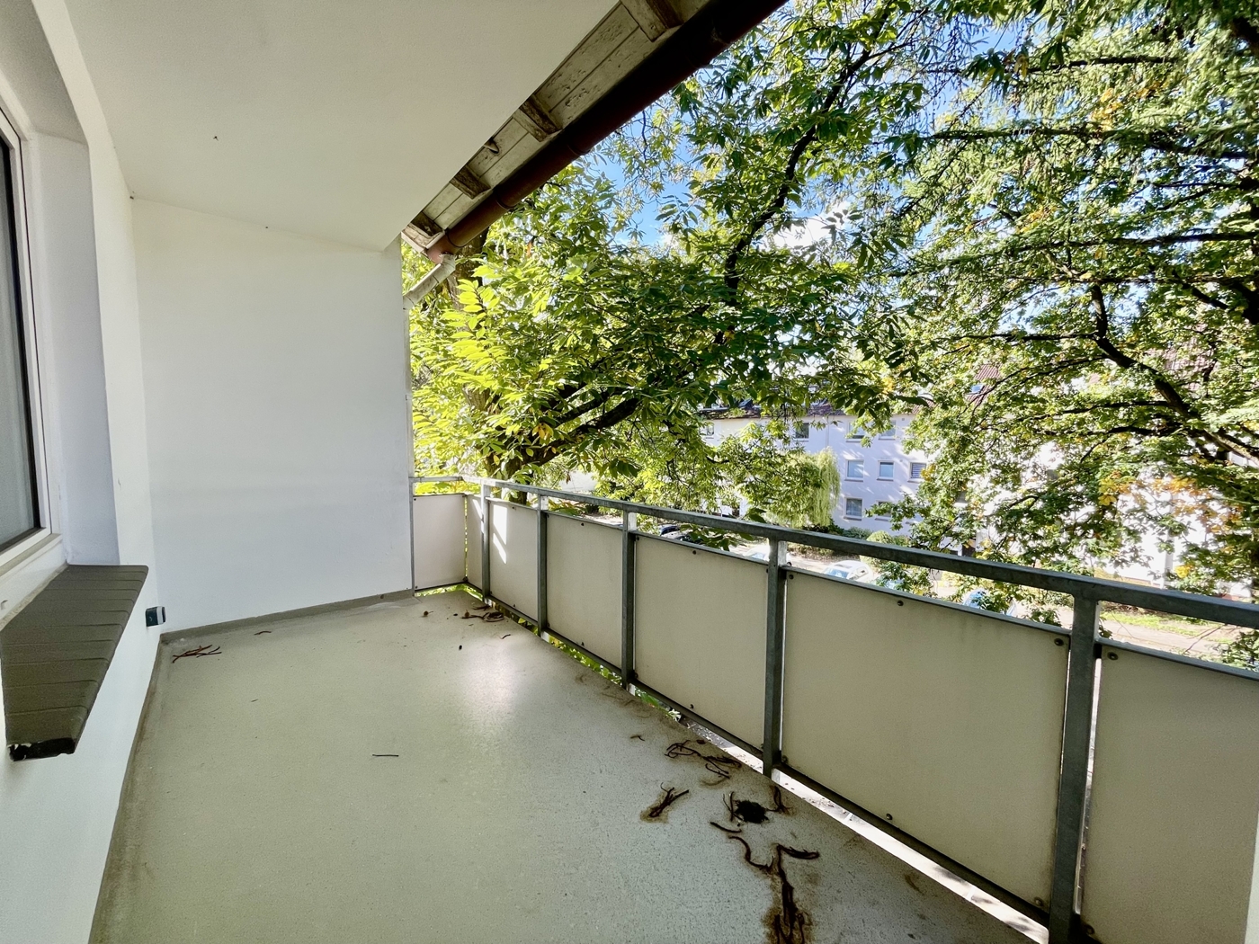 Geräumiger Balkon