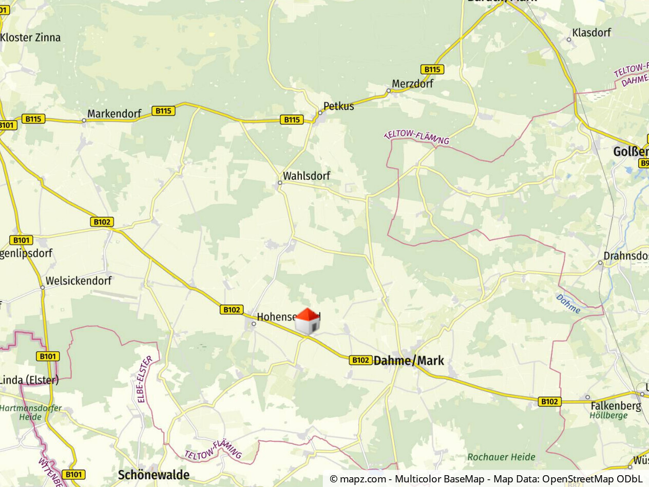 Kartenausschnitt