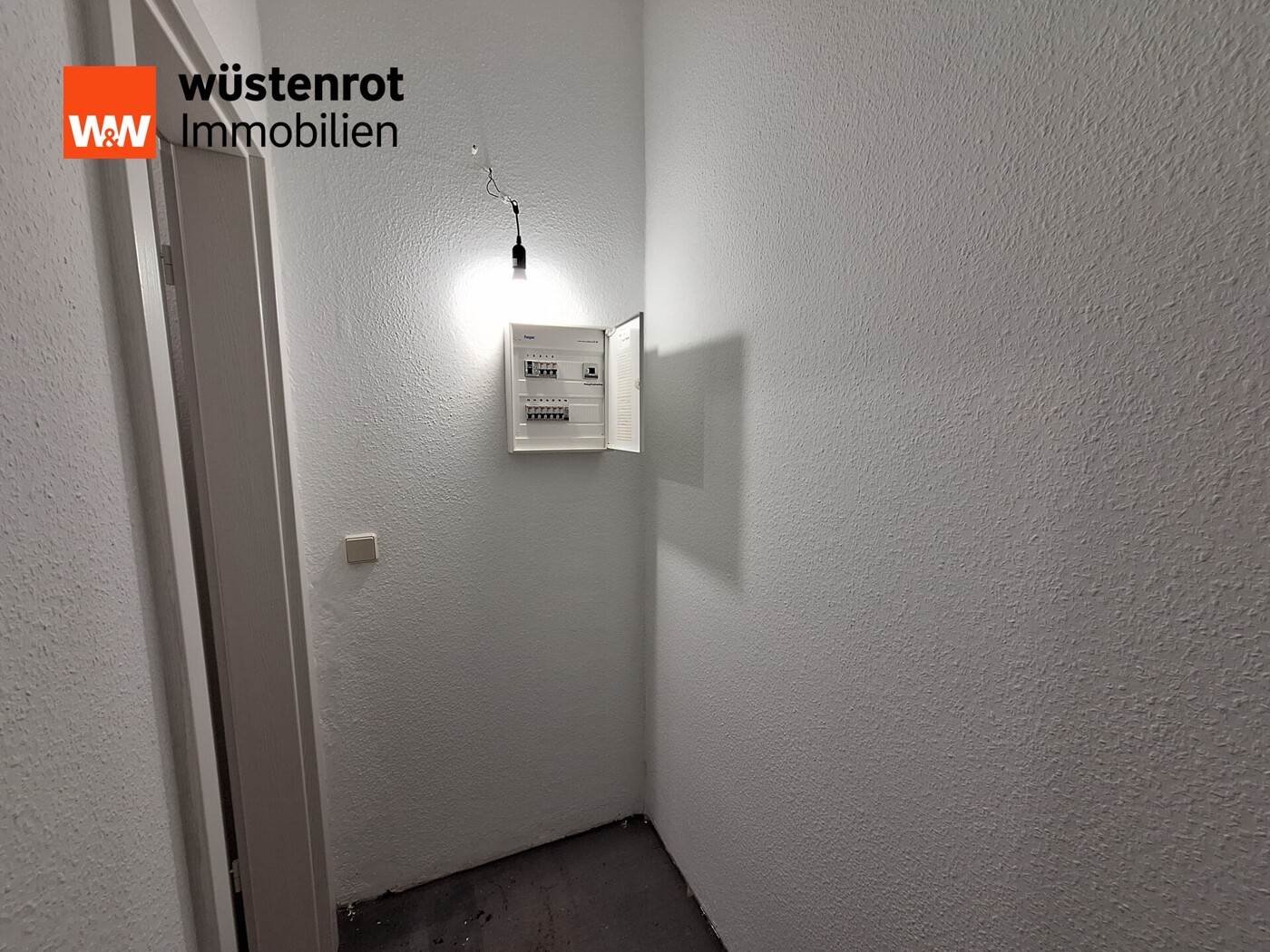 Abstellkammer mit Stromverteilerkasten