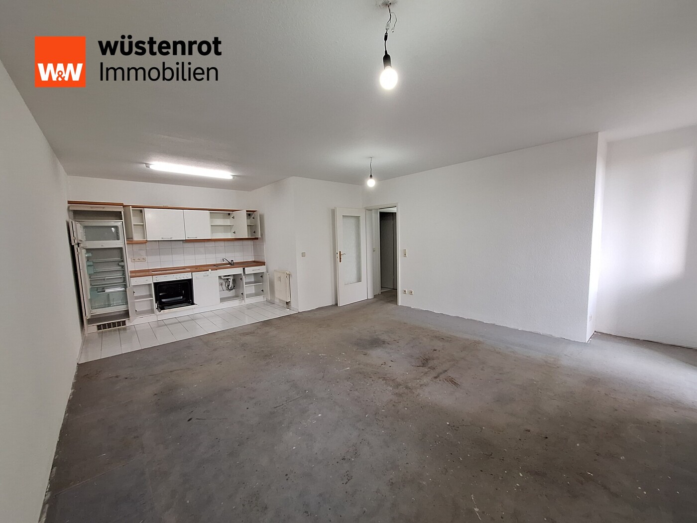 Blick zum Küchenbereich