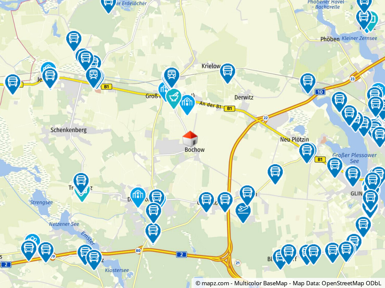 Kartenausschnitt