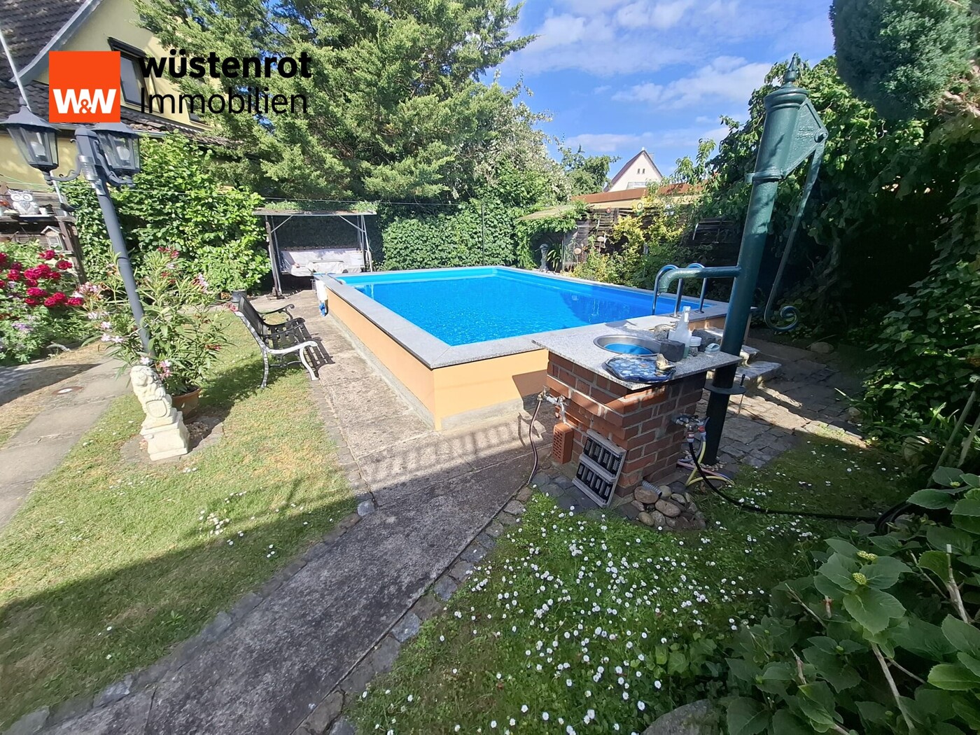 beheizbarer Pool
