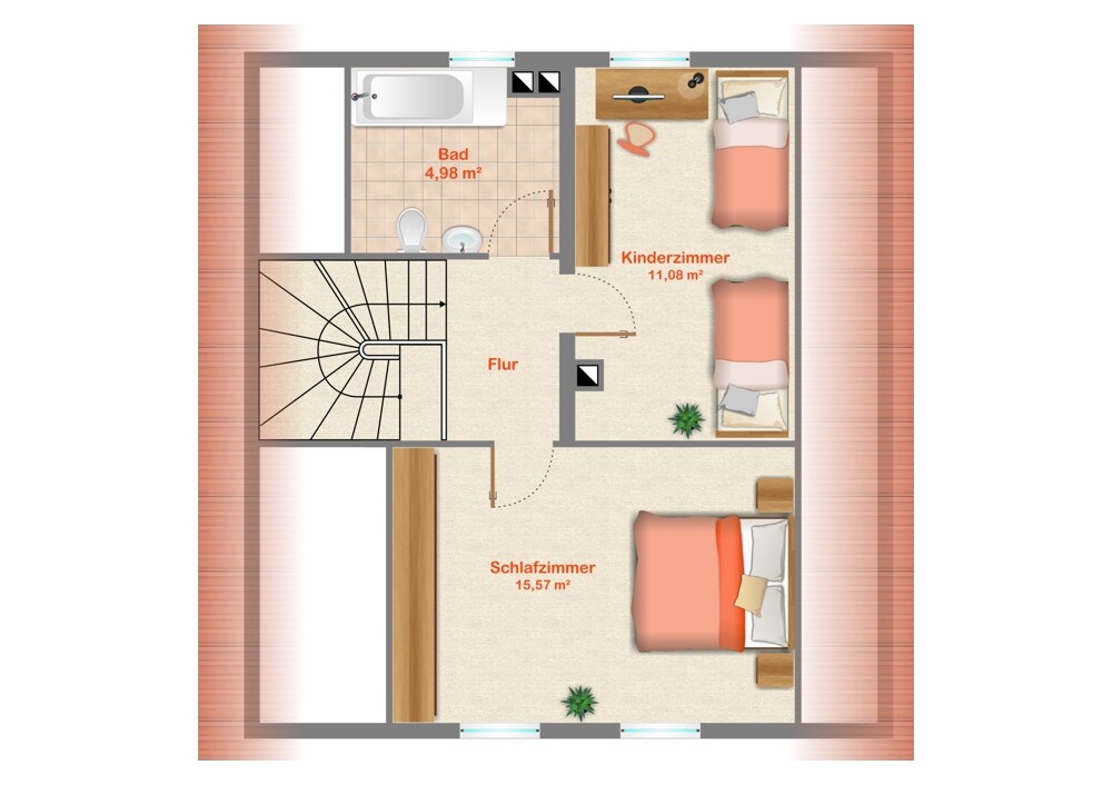 Grundriss DG Haupthaus
