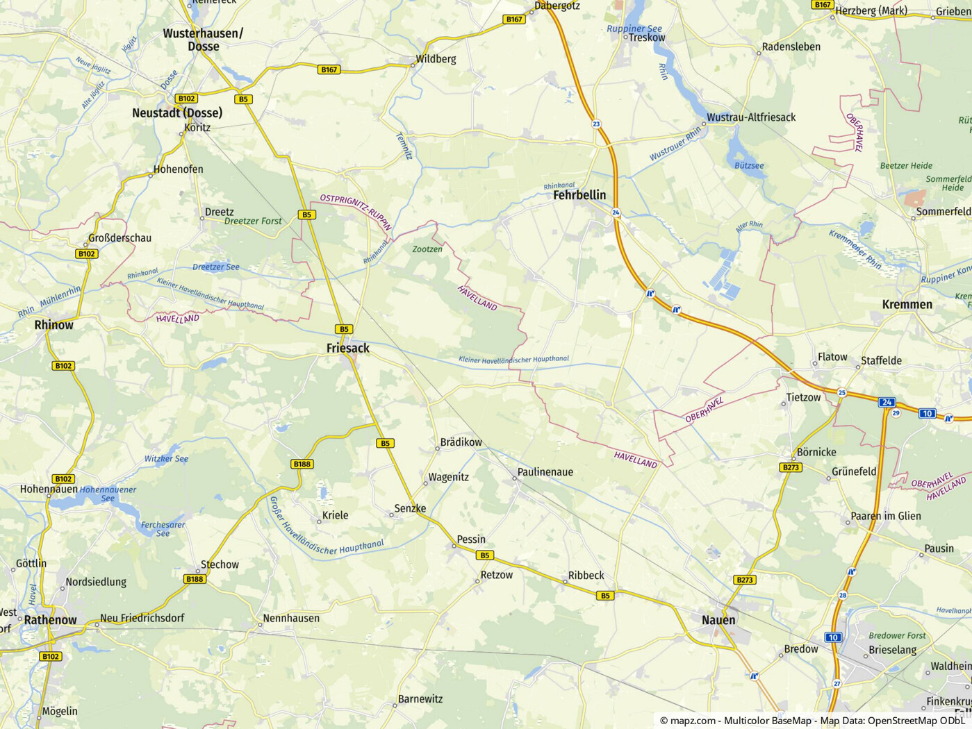 Kartenausschnitt