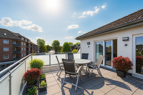 Dachterrasse Südwest