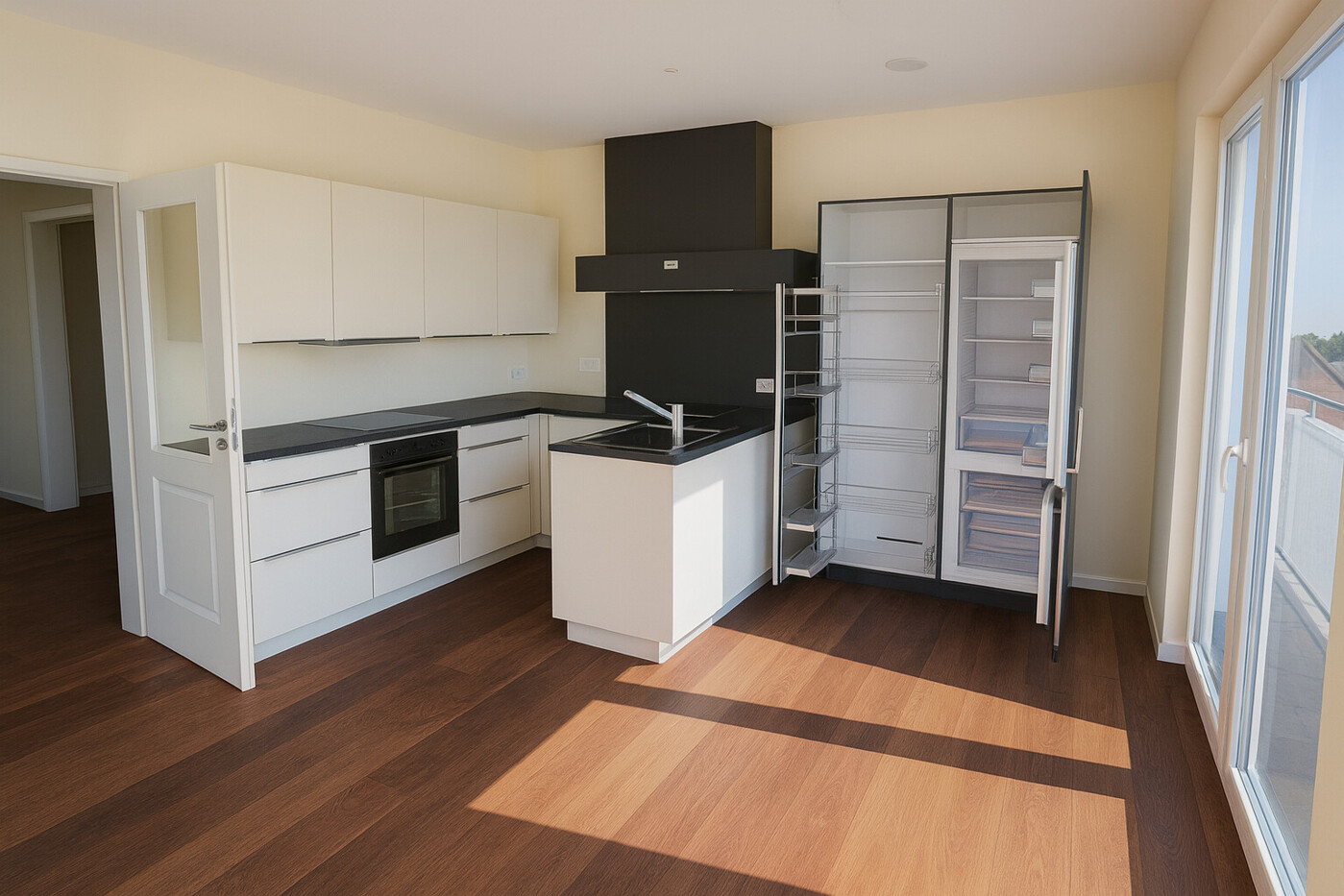 Wohnbereich mit offener Küche