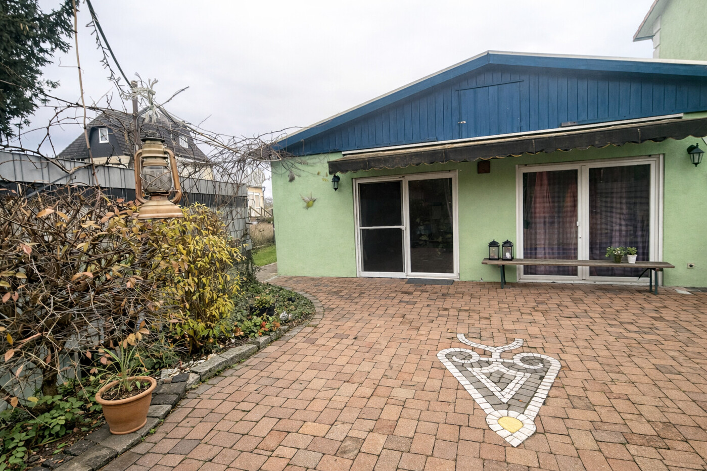 Rückansicht Terrasse