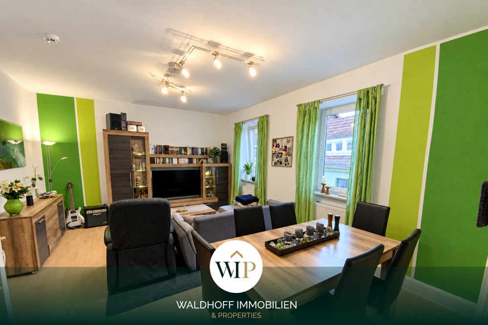 Gemütliche 3-ZKB Wohnung - in sehr zentraler Lage - im 2. OG mit Stellplatz