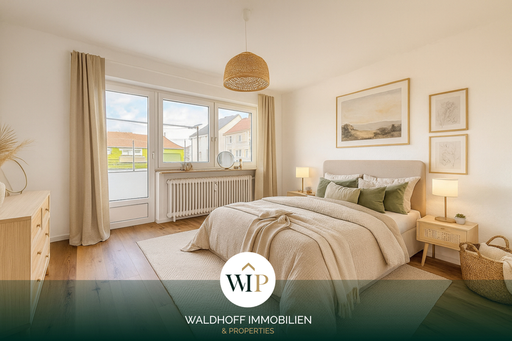Gemütliche 3-Zimmer-Wohnung mit zwei Balkonen