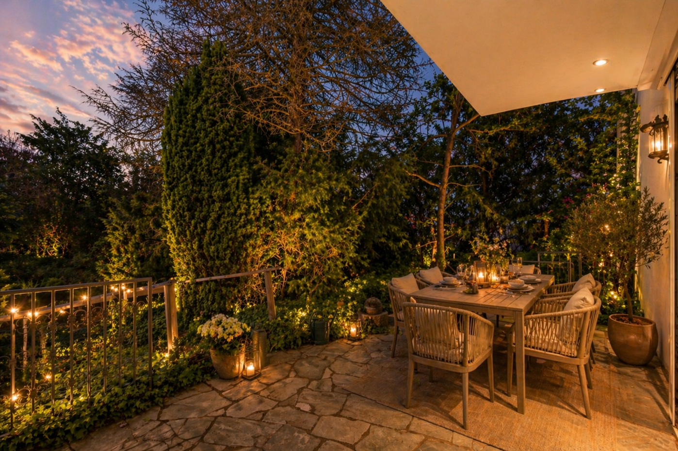 Terrasse Einrichtungsbeispiel