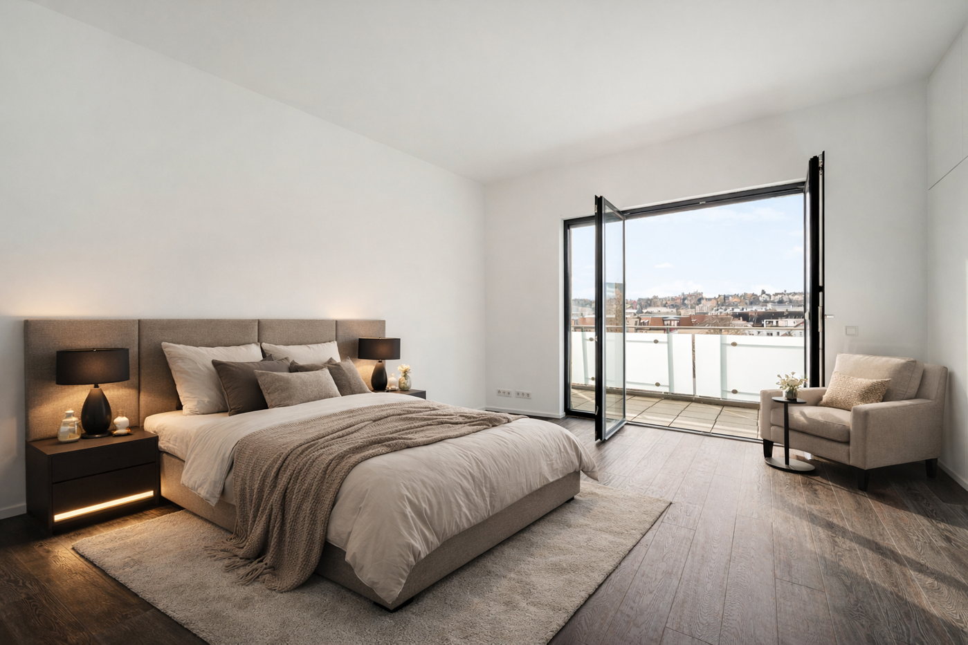 Schlafzimmer staging