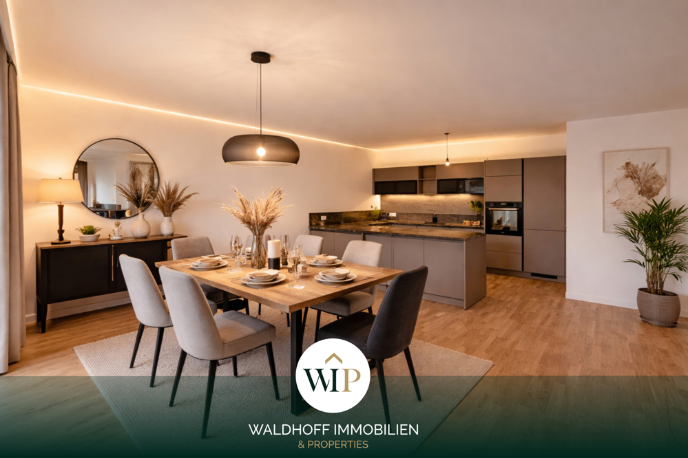 Hochwertige OG 3-ZKB-Wohnung mit Balkon, TG, Aufzug,
WE-5