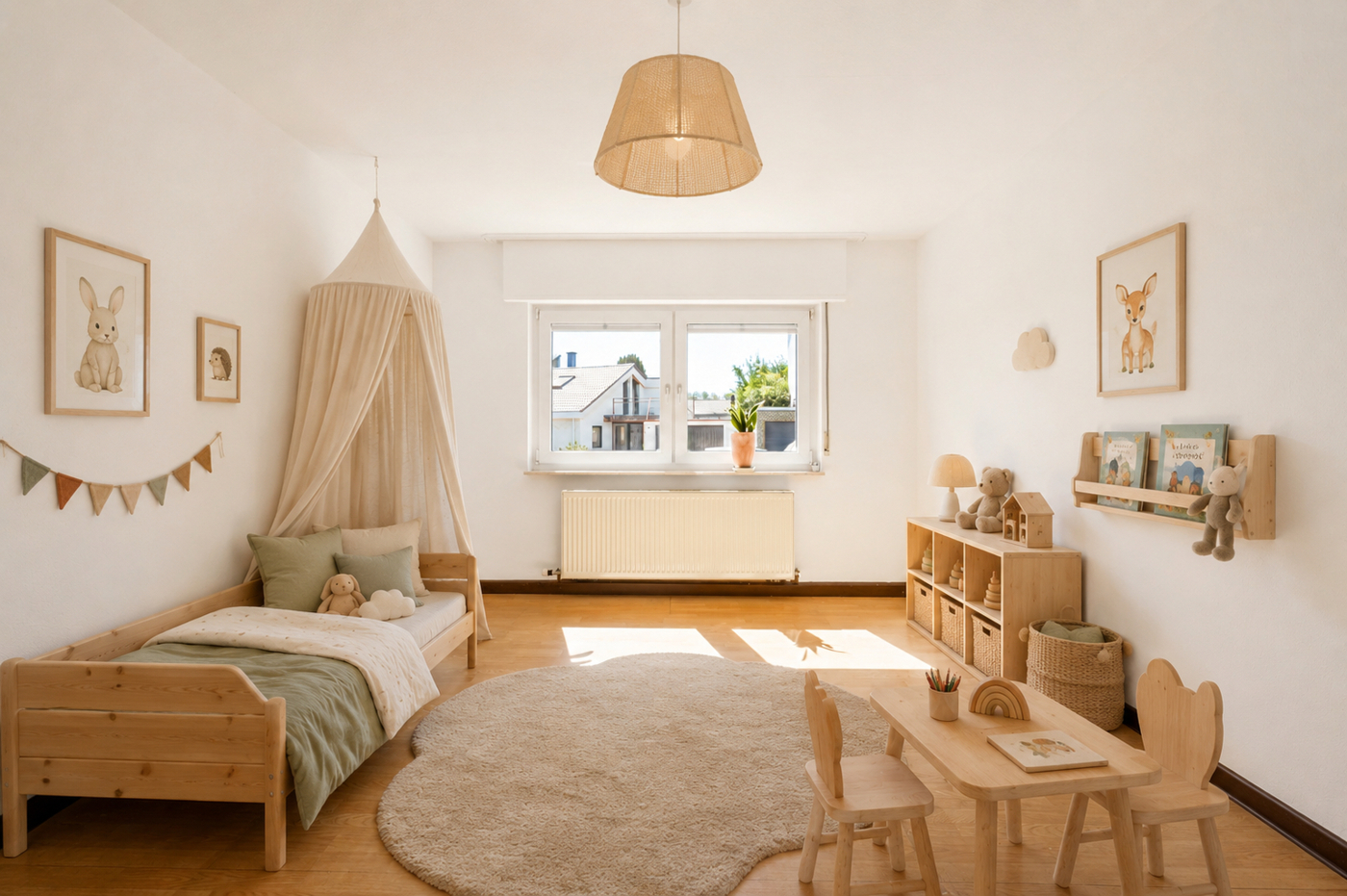 Kinderzimmer EG Virtuelles Home-Staging