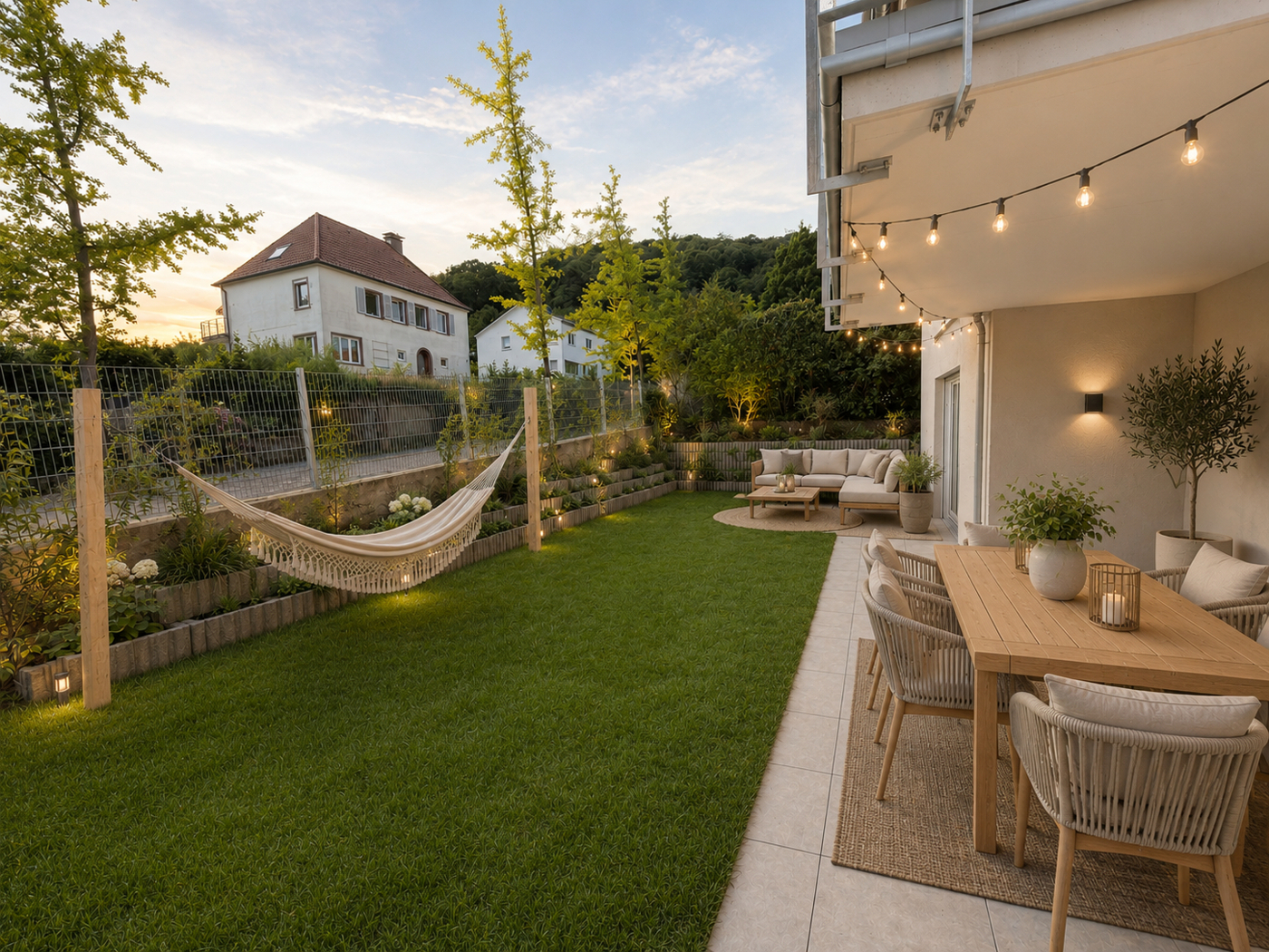 Garten Einrichtungsbeispiele