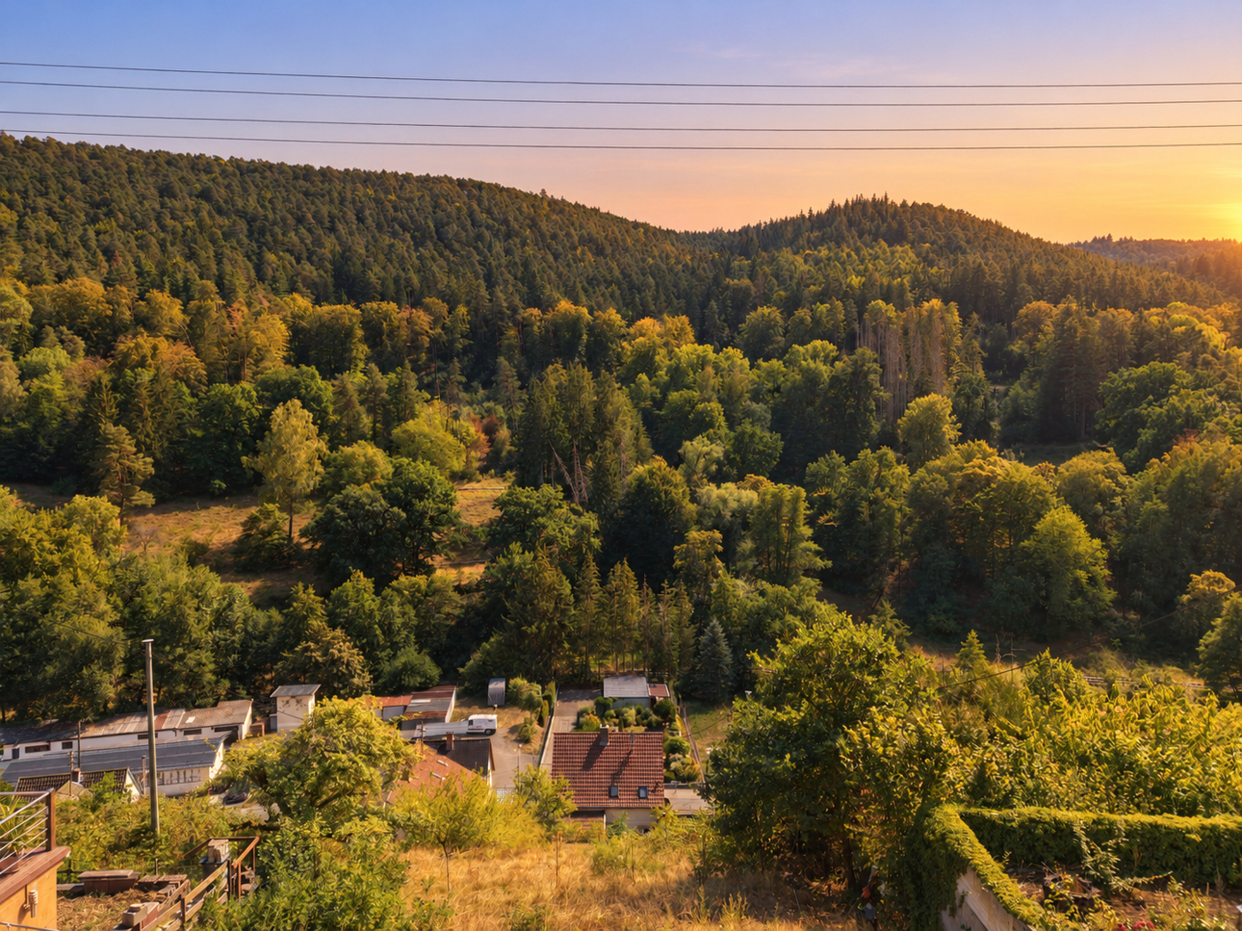Bei Abenddämmerung