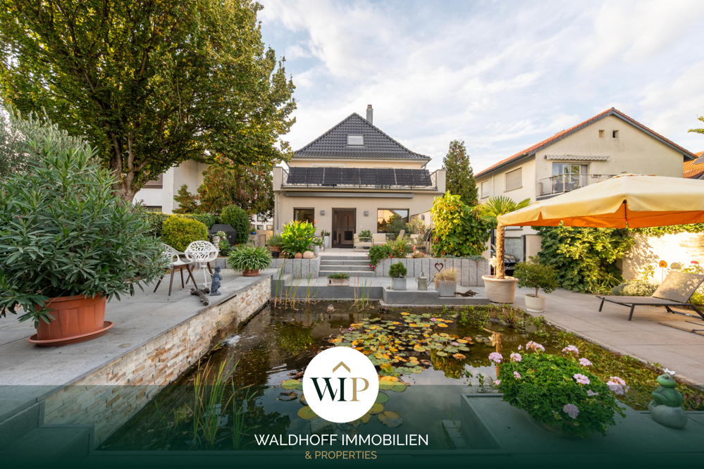 EFH mit Sauna, Luxuriöser-EBK und Gartenteich