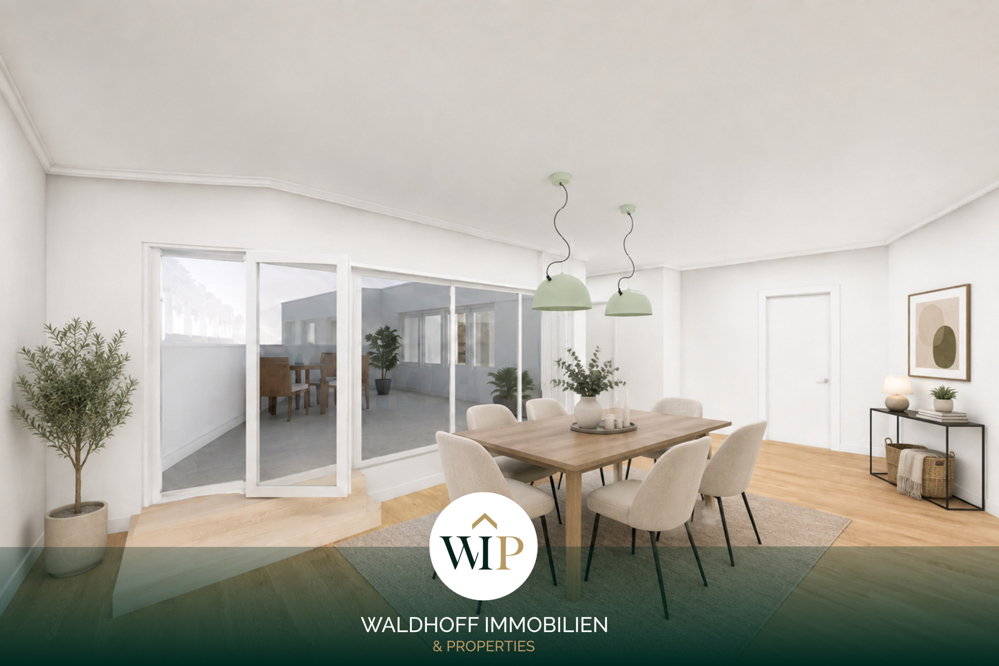 Urbanes Wohnen in stilvollem Ambiente auf 182 m² mit Terrasse und Loggia