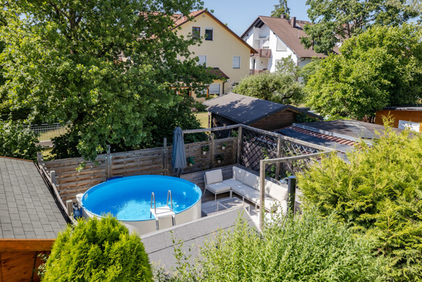 Blick zum Garten