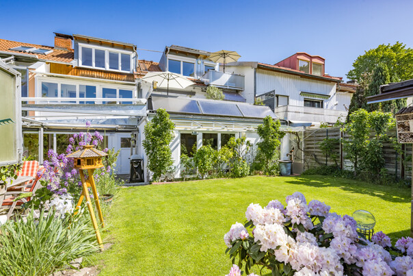 Liebevoll angelegter Garten