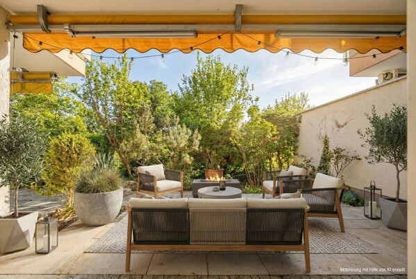 Terrasse illustriert