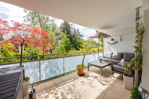 Sonniger Südbalkon