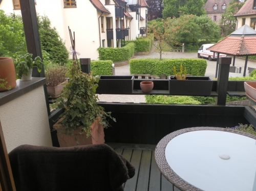 Loggia im Sommer