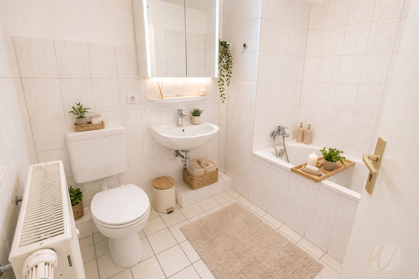 Badezimmer Musterwohnung