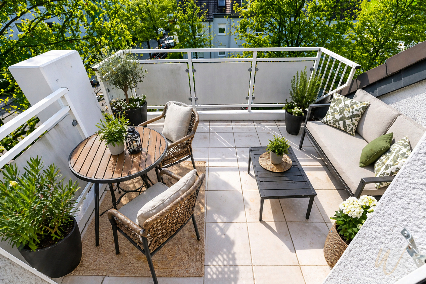 Balkon Musterwohnung