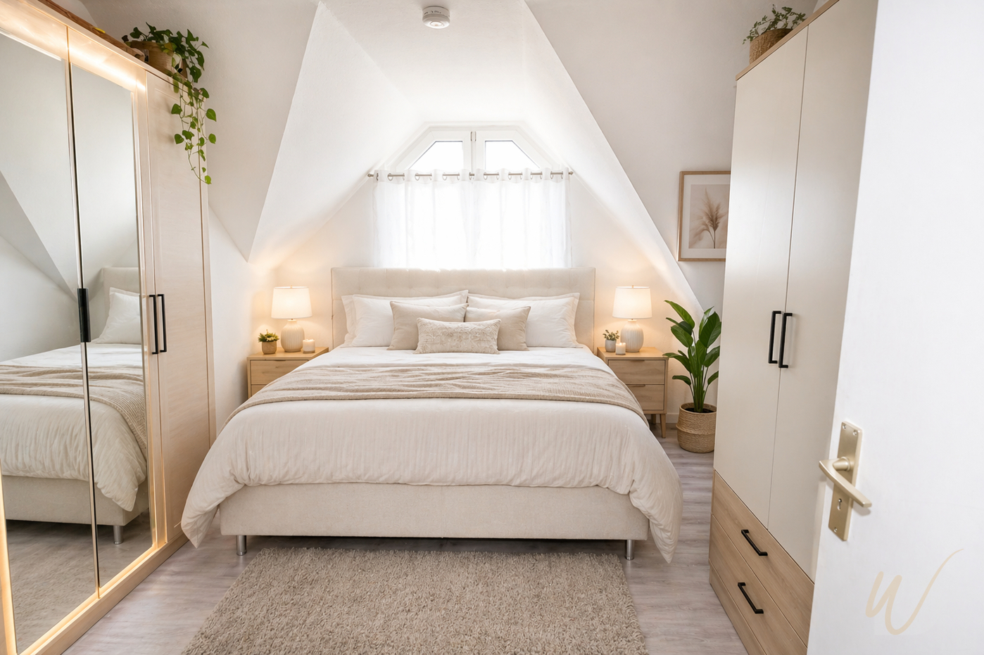 Schlafzimmer Musterwohnung