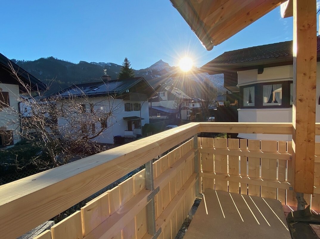 Alpspitzblick vom Balkon