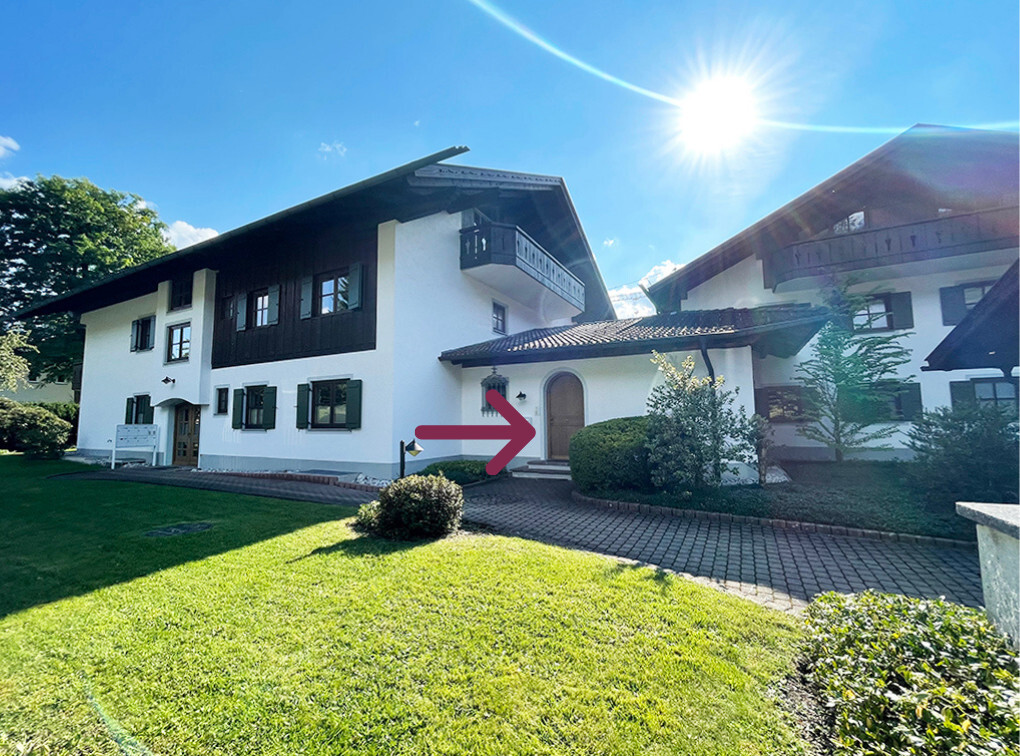 Außenansicht mit eigenem Wohnungseingang