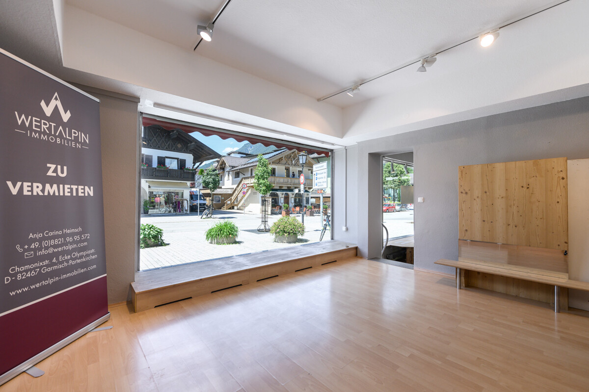 Ladenfläche im Geschäftszentrum