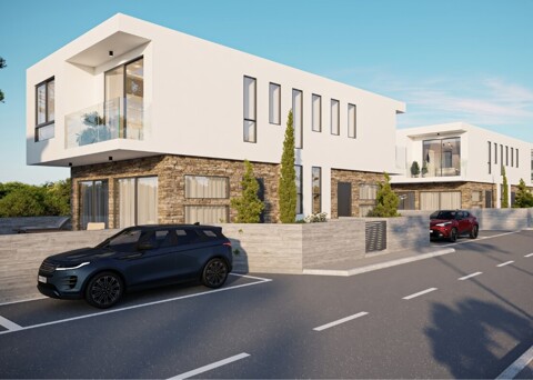 Neubau-Poolvilla mit Meerblick in Kissonerga bei Pafos