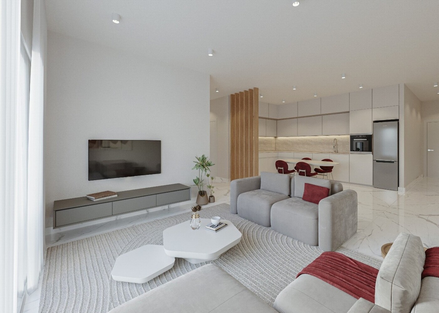Charmantes Neubauapartment mit großzügiger Veranda in Meeresnähe