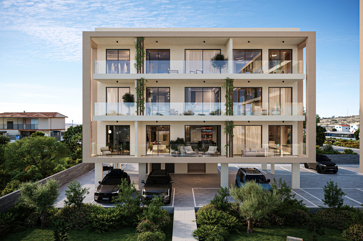 Urbanes Wohnen mit Resort-Komfort nahe der Küste von Pafos