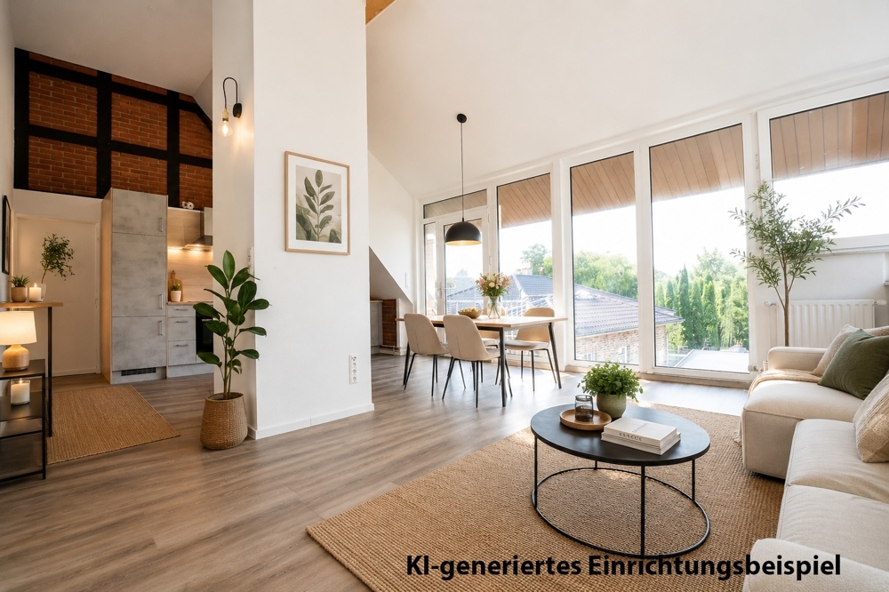 Die etwas außergewöhnliche Mietwohnung mit Einbauküche in der Gemeinde Bösel - Foto 4