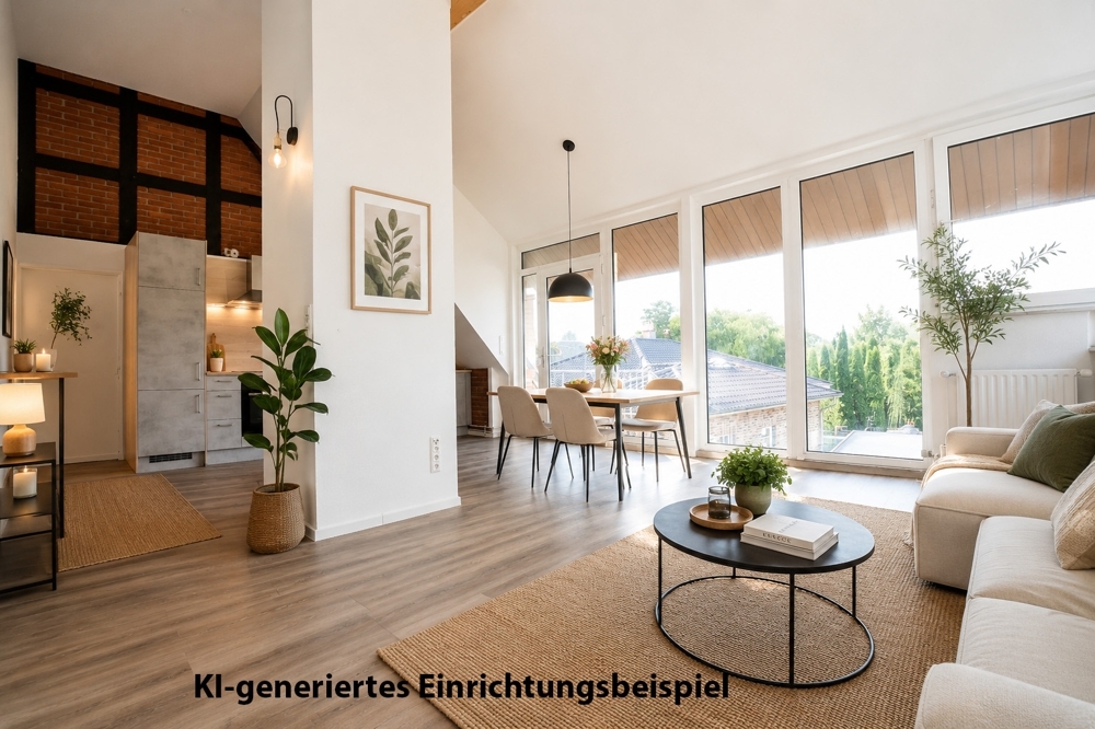 Die etwas außergewöhnliche Mietwohnung mit Einbauküche in der Gemeinde Bösel - Foto 1