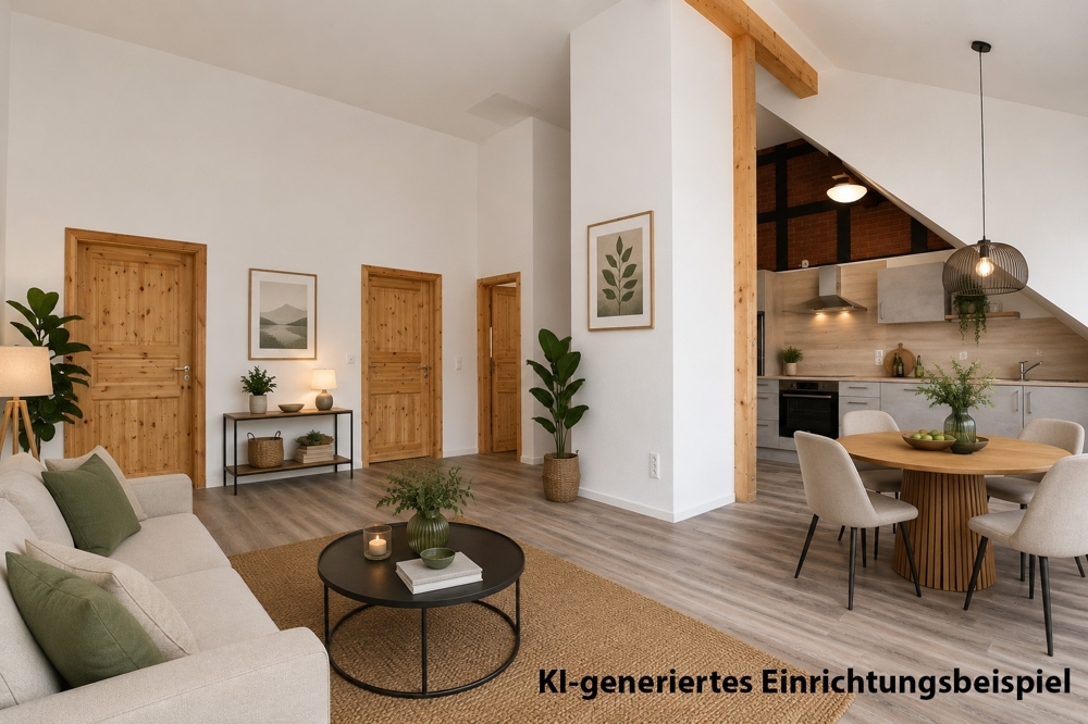 Die etwas außergewöhnliche Mietwohnung mit Einbauküche in der Gemeinde Bösel - Foto 3
